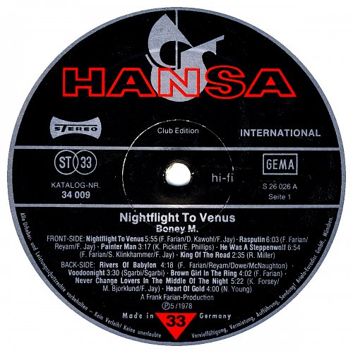 Boney m venus. 1978 - Nightflight to Venus. Boney m Nightflight to Venus 1978. Boney m в Москве 1978. Boney m Nightflight to Venus плакаты.