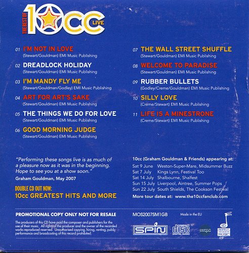 T me cc live. 10cc LP. 10cc - 1997 - the very best of 10cc. 10cc - Rubber Bullets 10cc(1973). 10cc 2cc 8cc 16cc.