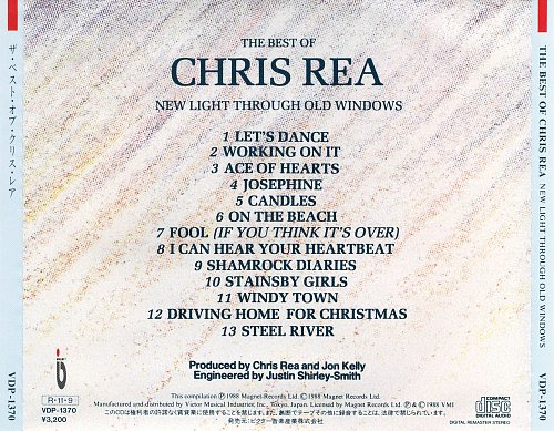 Through the light. Windows 1988. 1994 - The best of Chris Rea. Chris Rea 2022.
