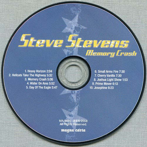 Crash memory. Steve Stevens - Flamenco a go go (Ark 21, 186 810 025 2, USA).WV.