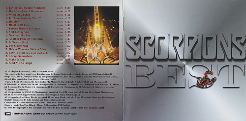 Scorpions flac. Scorpions альбом 1999. Scorpions - 1985 best. Scorpions best обложка. Scorpions сборник синглов.